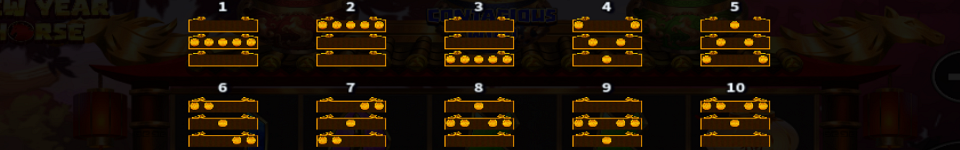 3 wonders new year horse paylines 1