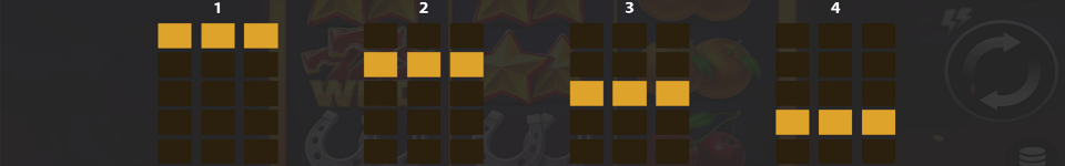3x5 double blazing paylines 1