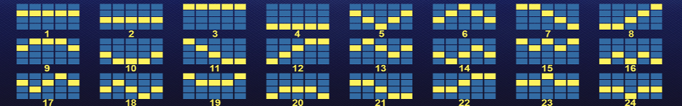 40 fruity reels payline 1