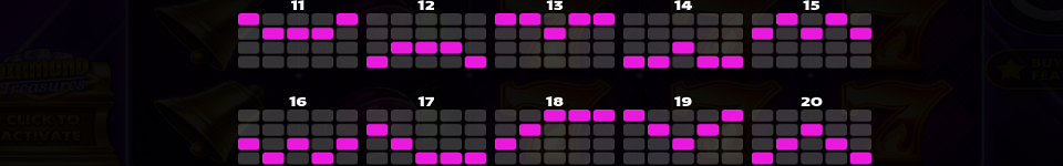 40 sevens diamond treasures paylines 2