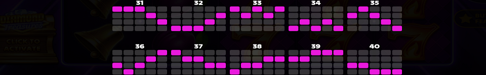 40 sevens diamond treasures paylines 4