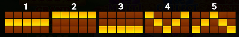 4 pots riches hold and win paylines 1