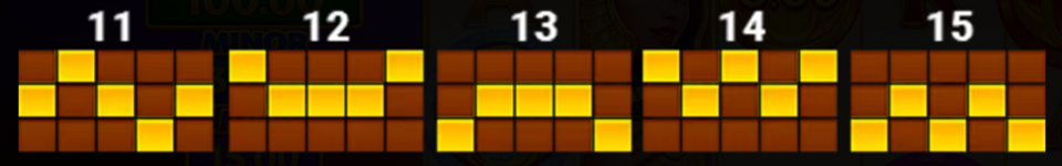 4 scarab coins paylines 3