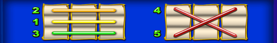 5 juggle fruits payline