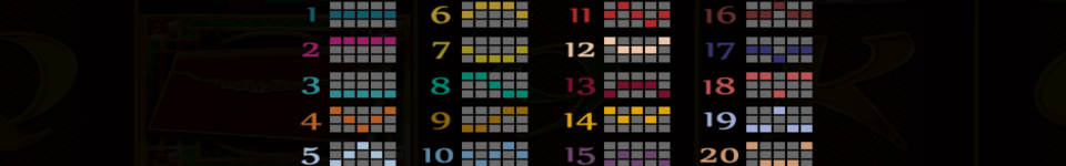 8 dragons paylines