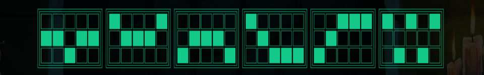 9 masks of voodoo paylines 3