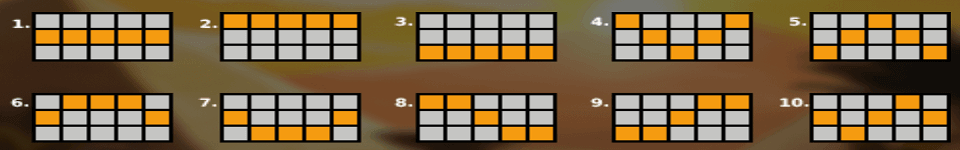 9 pyramids of fortune payline 1