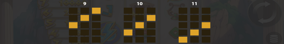 9 thunderbolts paylines 3