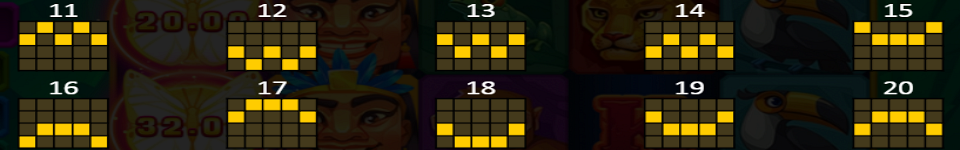 amazonia spirit paylines 2