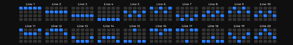 aztecs claw wild dice paylines