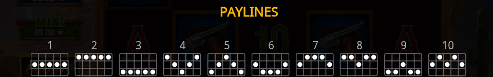 blazing bullets hold and win paylines
