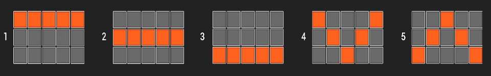 blazing fire pots hold and spin paylines 1