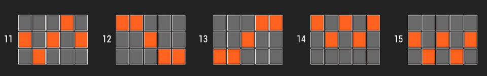 blazing fire pots hold and spin paylines 3