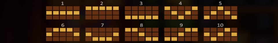 book of gold payline