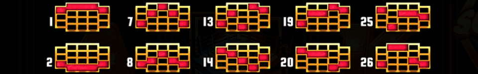 boxing ring champions paylines 1