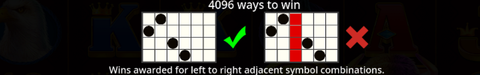 buffalo king paylines