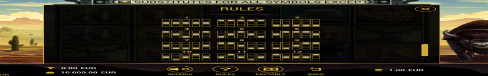 buffalo trail ultra paylines