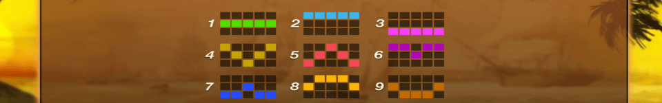 captain treasure payline