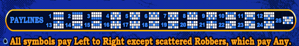 cash bandits 2 paylines