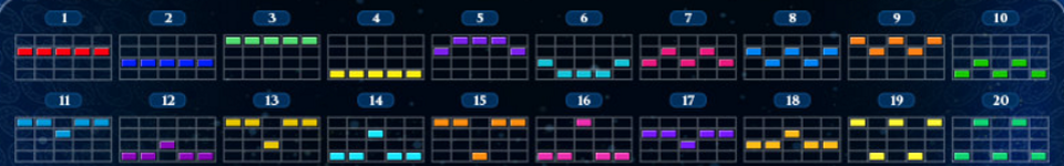 diamonds on fire paylines 1