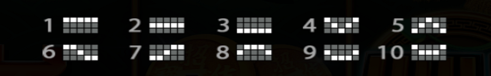 dragon king hot pots paylines