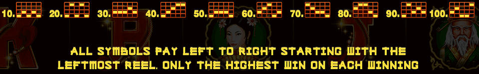 dragons charms paylines 4