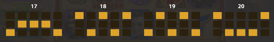 dynasty coin 10000 hold the spin paylines 5