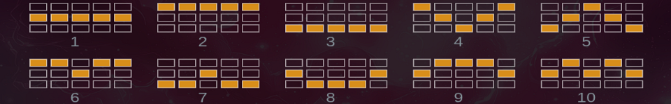 electro blast 7s paylines