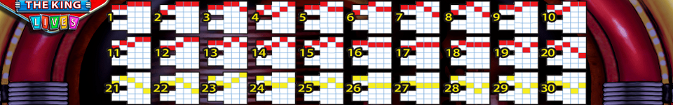 elvis the king lives paylines 1 1