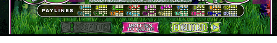 enchanted garden paylines