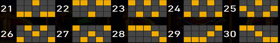 fire blaze orange wizard paylines 3