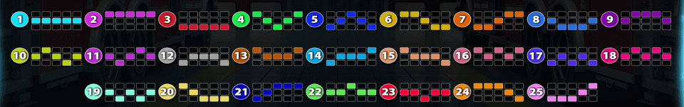 flaming reels payline