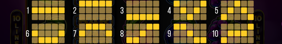 fruit force paylines
