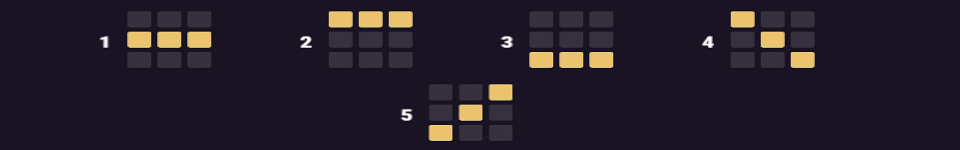 fruity classic paylines