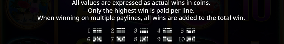 gameshow party jackpot play paylines