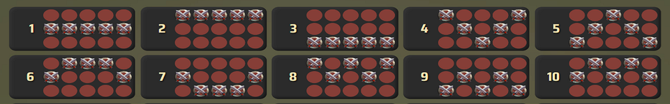 gladiator royal paylines 1