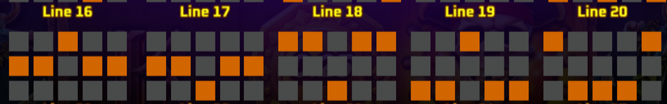 gold and glory hold and win paylines 4