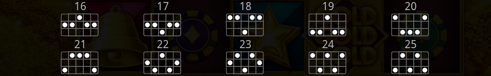 gold gold gold hold and win paylines 3