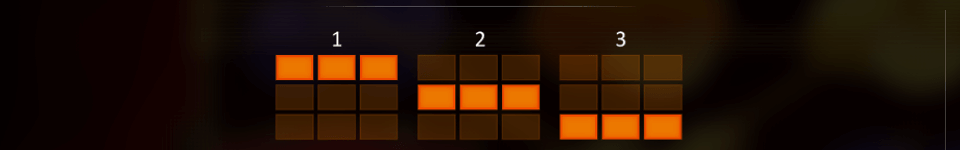 hot burning wins payline 1