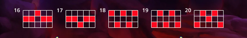 hot hot blazing lock payline 4