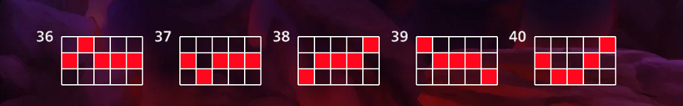 hot hot blazing lock payline 8