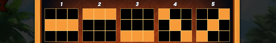hot rocket 5x 3x 2x paylines 1