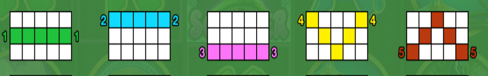 lucky east payline 1