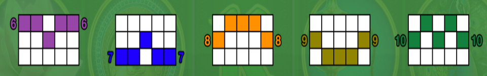 lucky east payline 2