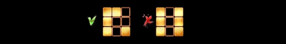 lucky symbols dice payline