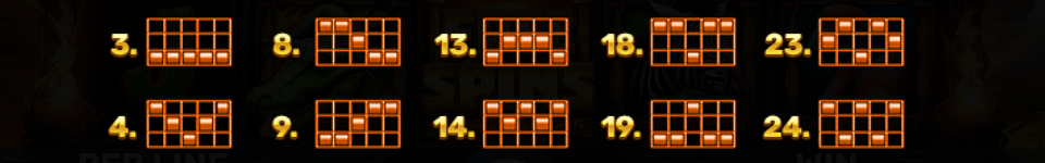 majestic blazing rhino paylines 2