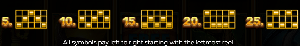 majestic cleopatra paylines 3