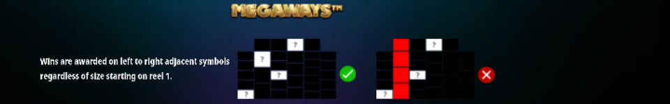 majestic megaways paylines