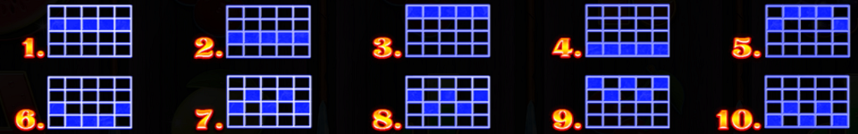 mega wild fruits xmas paylines 1