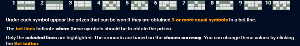 mobilots the heroes paylines